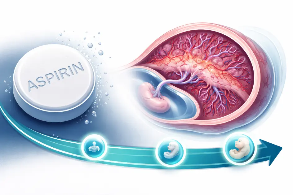 Aspirin for preeclampsia prevention showing dose and timing considerations in pregnancy