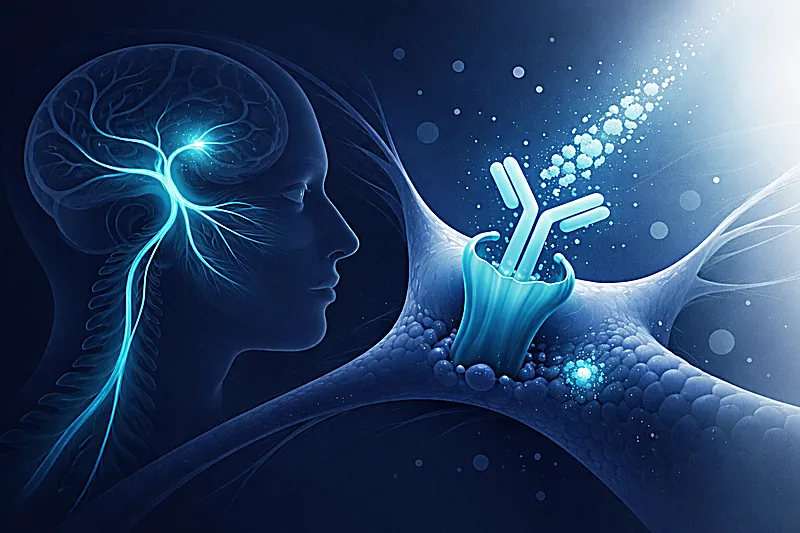 CGRP monoclonal antibodies for migraine prevention mechanism illustration