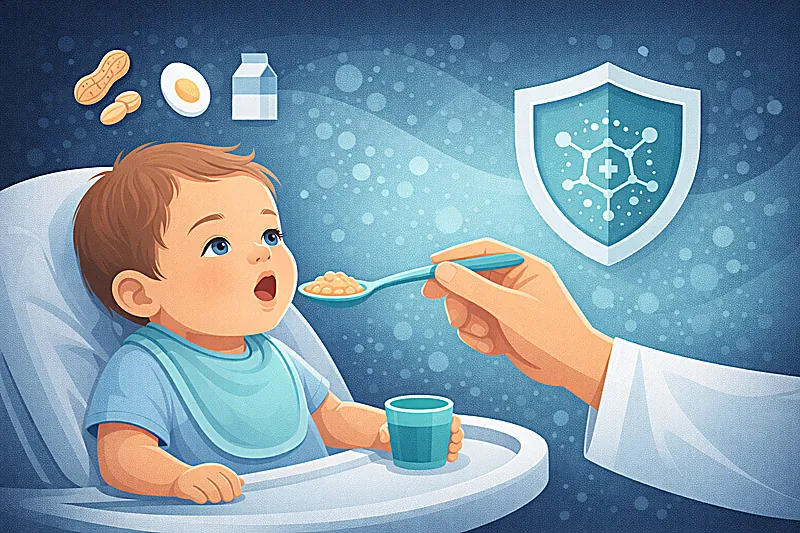Early introduction of allergenic foods for food allergy prevention in infants at 4 to 6 months
