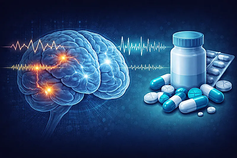 Epilepsy diagnosis and antiseizure therapy decision pathway showing medication selection for focal and generalised epilepsy in adults