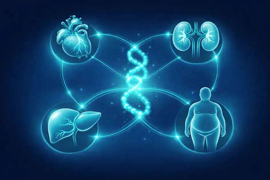 GLP-1 receptor agonists beyond diabetes showing cardiovascular kidney and liver benefits