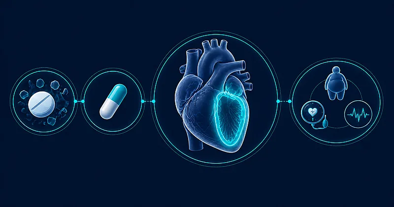 HFpEF treatment overview showing SGLT2 inhibitors finerenone and key trial outcomes for preserved ejection fraction patients