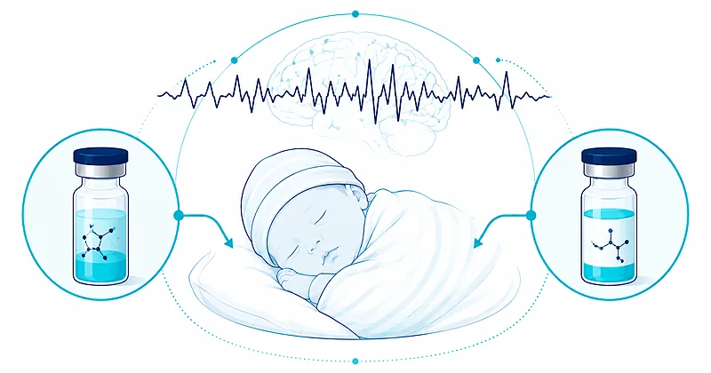 Neonatal seizure treatment concept comparing phenobarbital and levetiracetam for newborns
