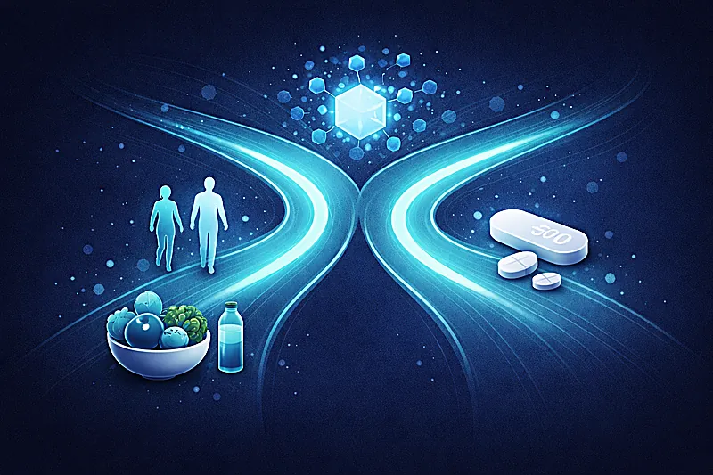 Prediabetes interventions comparing metformin and lifestyle modification pathways