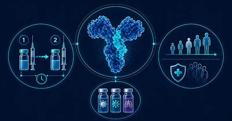 Shingrix vaccine clinical decision overview illustration showing two-dose schedule, age 19+ immunocompromised eligibility, and co-administration with other adult vaccines