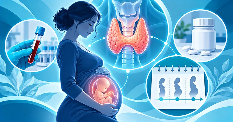 Thyroid disease in pregnancy care pathway: targeted TSH testing, levothyroxine dose adjustment, and antithyroid drug choice by trimester