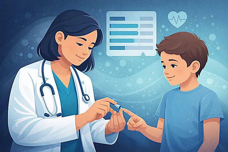 Universal lipid screening in children ages 9 to 11 years — clinical workflow illustration